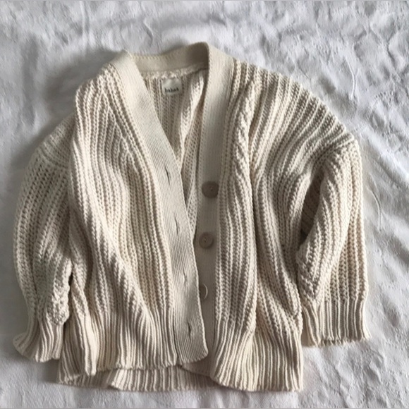 Babaa Cardigan No18 Natural | OS - Picture 2 of 5